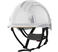 Защитная каска JSP EVOLite, цв. белый + СОП + 4-точечный подбородочный ремешок универсальный 5038428130295