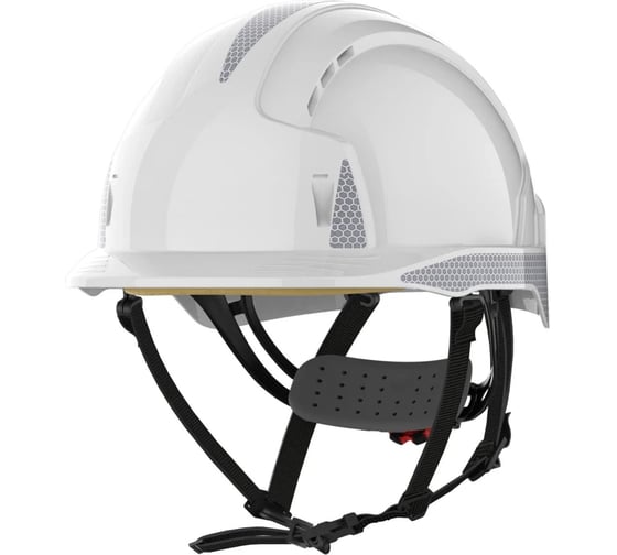 Защитная каска JSP EVOLite, цв. белый + СОП + 4-точечный подбородочный ремешок универсальный 5038428130295