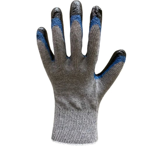 Перчатки рабочие Master-Pro® 200 пар. СТРОИТЕЛЬ х/б с двойным латексным покрытием, плотность 4/10, размер 9 (L), 3213-CLASTR-200