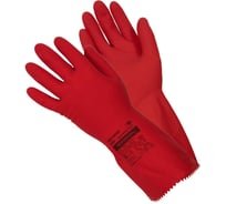 Перчатки латексные ADM Professional (KЩС), L, красные 135075