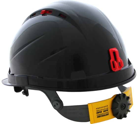 Защитная каска РОСОМЗ RFI-3 BIOT RAPID черная 72720