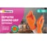 Перчатки нитриловые PATERRA Diamond Grip, размер XL, оранжевые, 50 шт. в уп., 402-993 1