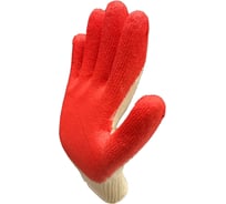 Рабочие перчатки Master-Pro® СТАНДАРТ-1Л, 10 пар, х/б с латексным покрытием 2513-CLA1-10