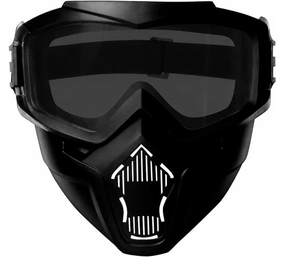 doka Очки Панорама OZPD5 черные с защитным щитком, тонированное стекло OZPD5-Black-щ-Т