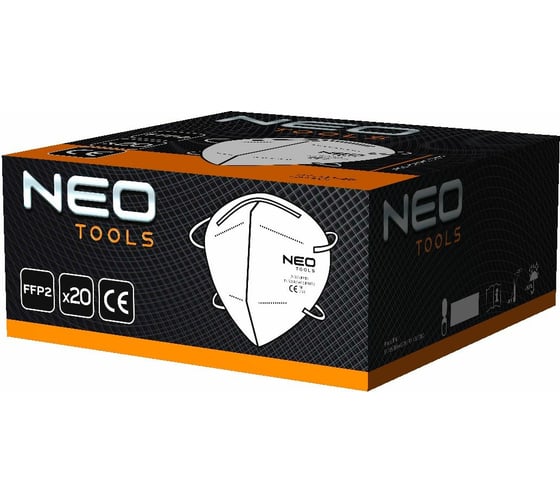 Противопылевая полумаска NEO Tools FFP2, 20 шт. 97-337-20