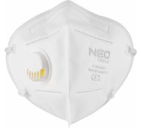 Противопылевая полумаска NEO Tools FFP2 с клапаном, 20 шт. 97-338-20