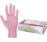 Перчатки нитриловые смотровые SFM Supersoft PINK DE 100 пар (200 шт) размер S (малый) розовые 631517 5