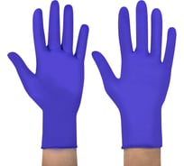 Перчатки нитриловые смотровые SFM Supersoft N135 DE 100 пар (200 шт) размер S (малый) фиолет. 631524