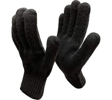 Трикотажные плотные двойные зимние перчатки Master-Pro® АГАТ 20 пар 11007-AG-20