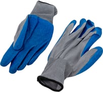 Нейлоновые перчатки с рифленым латексным покрытием РемоКолор 24-2-018