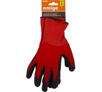 Защитные перчатки AMIGO покрытие латекс, высокая чувствительность, размер L 73009