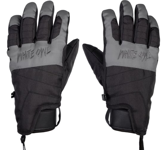 Перчатки зимние White Owl Pro gloves MNS, размер M, черный c серым W113429