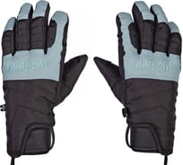Перчатки зимние White Owl Pro gloves WMNS, размер L, черный c голубым W113436