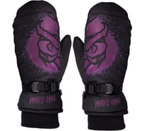 Варежки зимние White Owl Pro mitt WMNS, размер M, черный c пурпурным W113441
