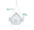 Полумаска фильтрующая для защиты от аэрозолей FAROS PROTECTION FR 4110 FFP1 NR D, с клапаном выдоха, STANDART 00-00002492 3