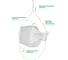 Полумаска фильтрующая для защиты от аэрозолей FAROS PROTECTION FR 4100 FFP1 NR D, без клапана выдоха, STANDART 00-00002490 3