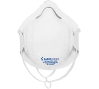 Полумаска фильтрующая для защиты от аэрозолей FAROS PROTECTION FR 3200 FFP2 NR D, без клапана выдоха, PREMIUM 00-00002631