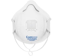 Полумаска фильтрующая для защиты от аэрозолей FAROS PROTECTION FR 3210 FFP2 NR D, с клапаном выдоха, STANDART (10шт в уп) 00-00002634