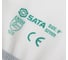 Эластичные перчатки для точных работ SATA с полиуретановым покрытием пальцев, р. 7 (S) 521101-7 6