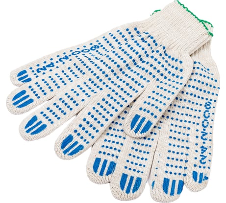 Перчатки с ПВХ РемоКолор 10 класс вязки, 5-ти нитка, 24-2-009