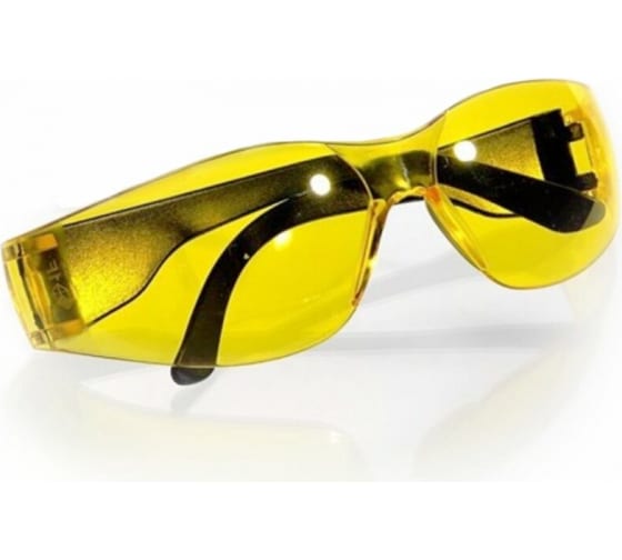 Защитные очки открытого типа РемоКолор, ударопрочный поликарбонат, желтые 22-3-034 1