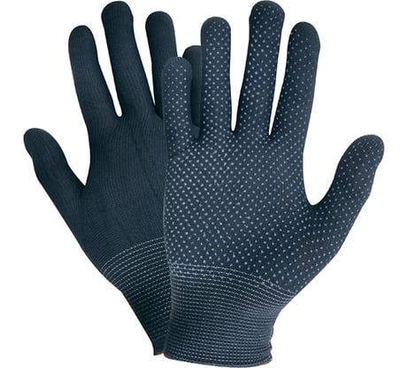 Нейлоновые перчатки с ПВХ РемоКолор размер 7-9 цвет в ассортименте 24-2-006