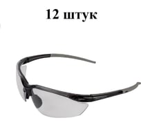 Очки открытые Jeta Safety (12 шт) от ЦАРАПИН и ЗАПОТЕВАНИЯ (AS/AF), прозрачные линзы, JSG-6611-pack
