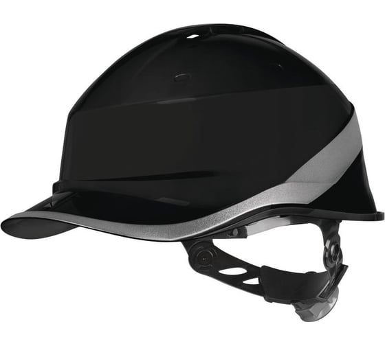 Защитная каска Delta Plus DIAMOND VI WIND из ABC с вентиляцией, черная DIAM6WTRNO