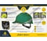 Защитная строительная каска Delta Plus DIAMOND VI WIND из ABC с вентиляцией зеленого цвета DIAM6WTRVEFL 15