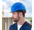 Защитная каска из полипропилена с вентиляцией Delta Plus QUARTZ UP IV синяя QUARUP4BL 5