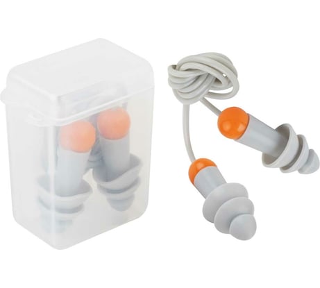Противошумные многоразовые силиконовые беруши со шнурком Jeta Safety Sonido MAX в чехле JEM31
