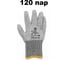 Перчатки Jeta Safety (120 пар) от ПОРЕЗОВ из полиэтилена HPPE (+ стекловолокно) с покрытием ладони из силикона, р.8/M JSIL-CUT-151-box-M 1