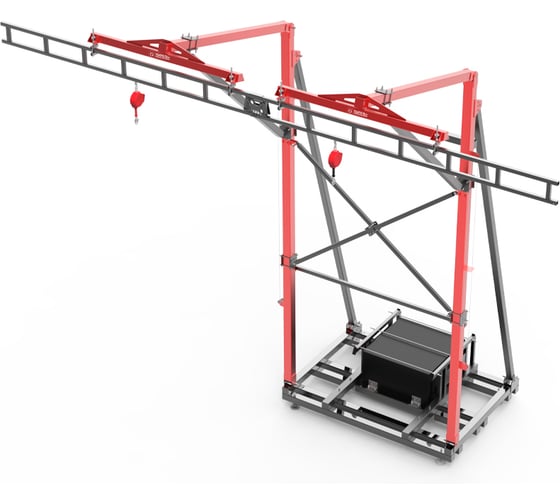 Вспомогательная конструкция SAFE-TEC Альбатрос, Каскад 8 м, дуэт  ALB011