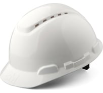 Защитная каска с храповиком и с вентиляцией 3М H-700N-VI белая 7000104208