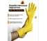 Перчатки из латекса хозяйственные с хб напылением Jeta Safety размер XL JHG-101-XL 2