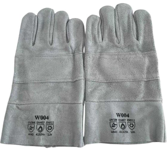 Перчатки цельноспилковые LABOR PROTECTION серые, особопрочные, размер 10.5 W004