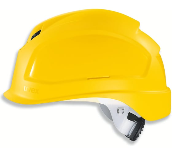Каска uvex Феос B-S-WR, храповик, желтая 9772131