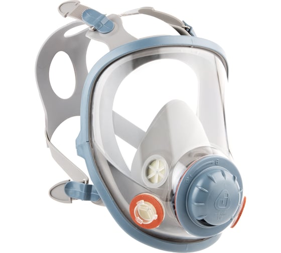 Защитная полнолицевая маска с антивандальным хим.стойким покрытием Jeta Safety размер L 6950-L