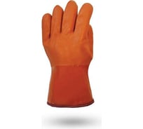 Перчатки с начесом Armprotect НМС ПВХ, оранжевый, подкладка х/б, р.10 VE760