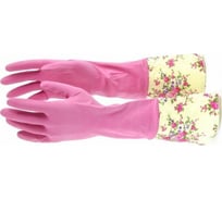 Хозяйственные латексные перчатки с манжетой Elfe р. S 678895