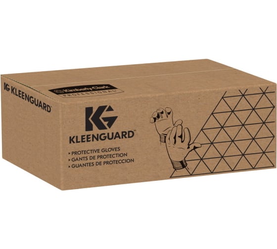 Перчатки Kimberly-Clark KleenGuard G60 Endurapro, серый/черный, 12 пар, р. 9 98237