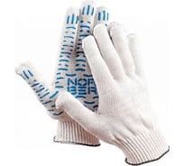 Перчатки NORDBERG 6 нитей, 10 класс, 150ТЕКС, белые NCG610150.1