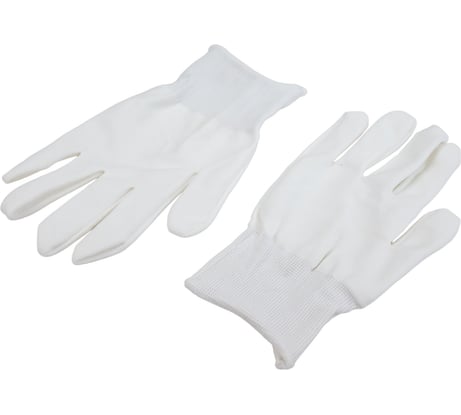 Нейлоновые перчатки Armprotect белые, без дополнительного покрытия, р10 6220 4631161744234