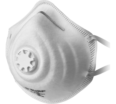 Коническая фильтрующая полумаска с клапаном ЗУБР ФК-95 FFP2 11163-2_z01
