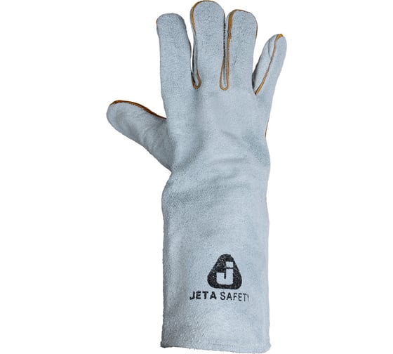 Удлиненные краги сварщика с подкладкой Jeta Safety 40 см JWK1401-XL