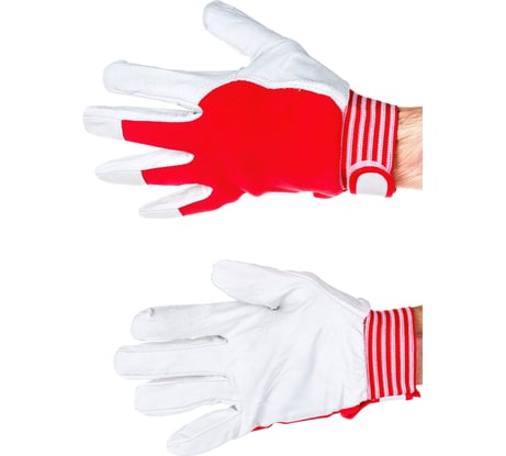 Комбинированные перчатки из козьей кожи S. GLOVES OREGON размер 09 31994-09