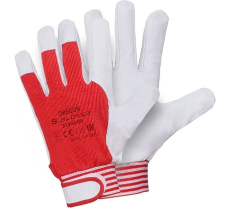 Комбинированные перчатки из козьей кожи S. GLOVES OREGON размер 08 31994-08