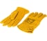 Утепленные кожаные перчатки из лицевой кожи S. GLOVES SOBAT размер 11 31999-11 2