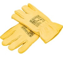 Утепленные кожаные перчатки из лицевой кожи S. GLOVES NEMAN размер 12 31998-12
