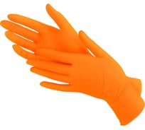 Нитриловые перчатки EcoLat Orange, 100 шт, 3650/M